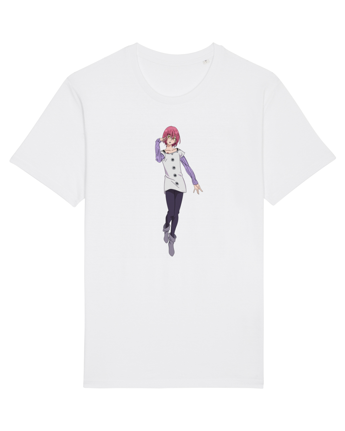 Tricou mânecă scurtă Unisex Rocker White