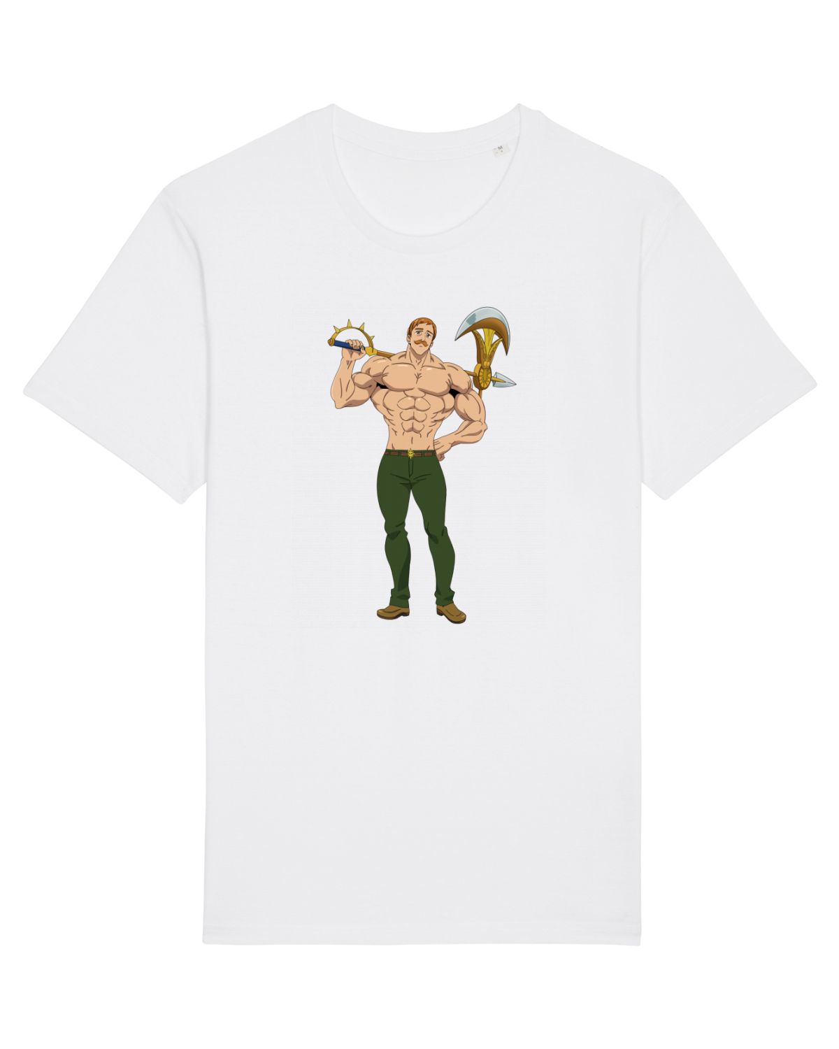 Tricou mânecă scurtă Unisex Rocker White
