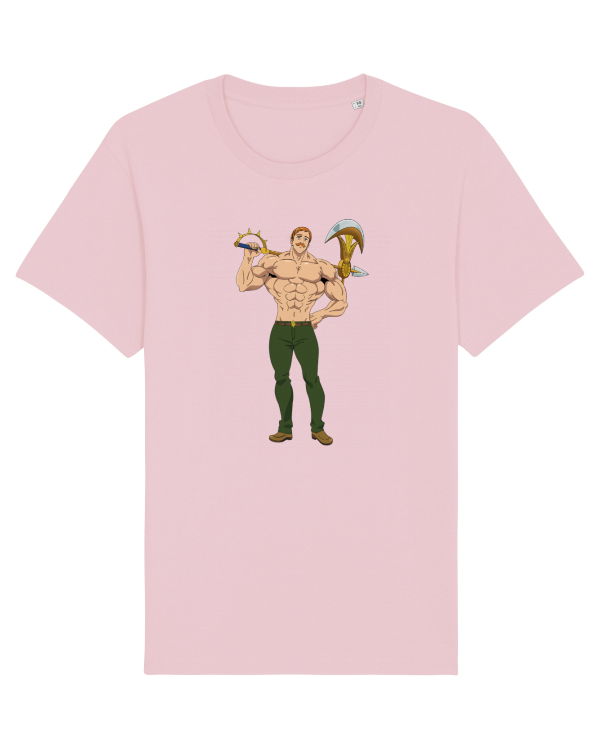Tricou mânecă scurtă Unisex Rocker Cotton Pink
