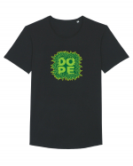 DOPE green Tricou mânecă scurtă guler larg Bărbat Skater