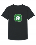 DOPE green Tricou mânecă scurtă guler larg Bărbat Skater