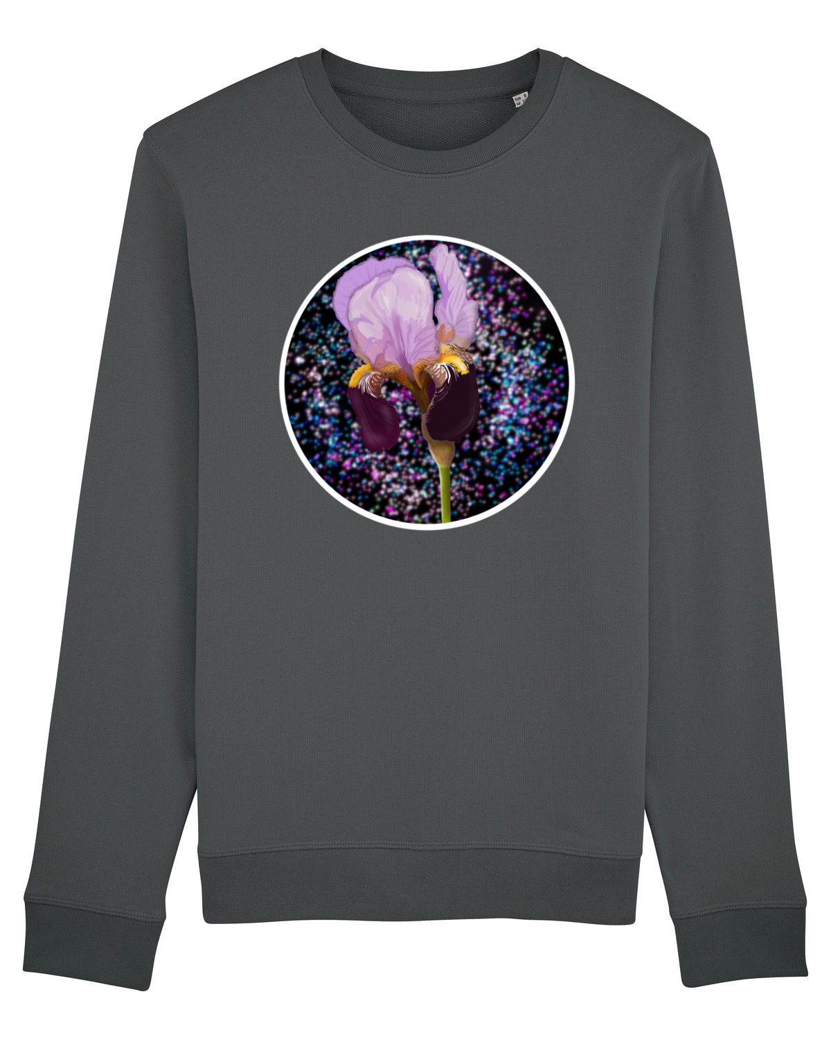 Bluză mânecă lungă Unisex Rise Anthracite