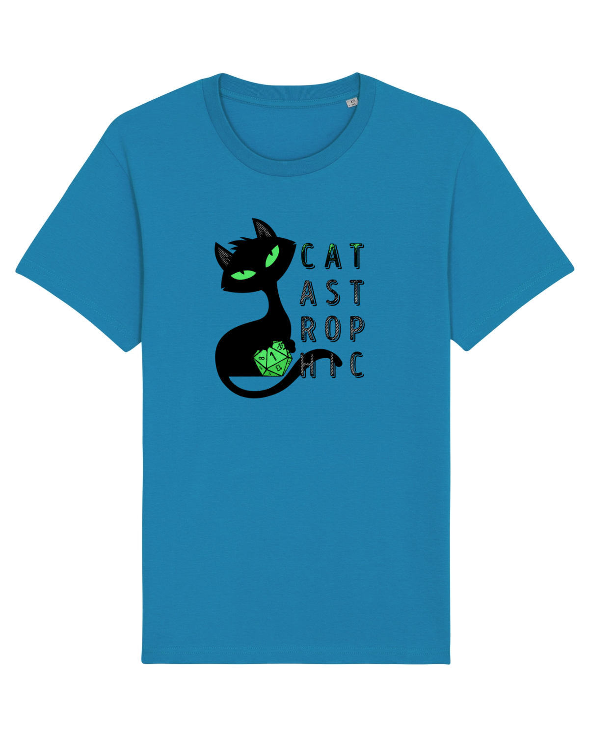 Tricou mânecă scurtă Unisex Rocker Azur