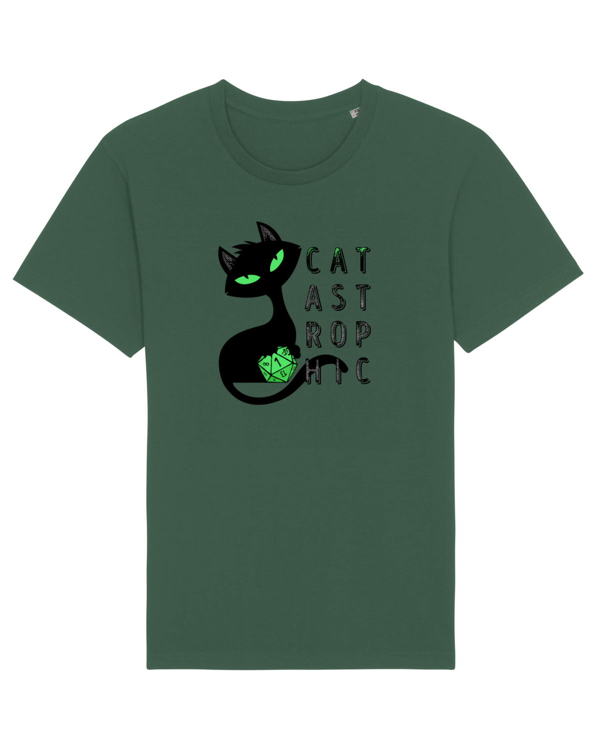 Tricou mânecă scurtă Unisex Rocker Bottle Green