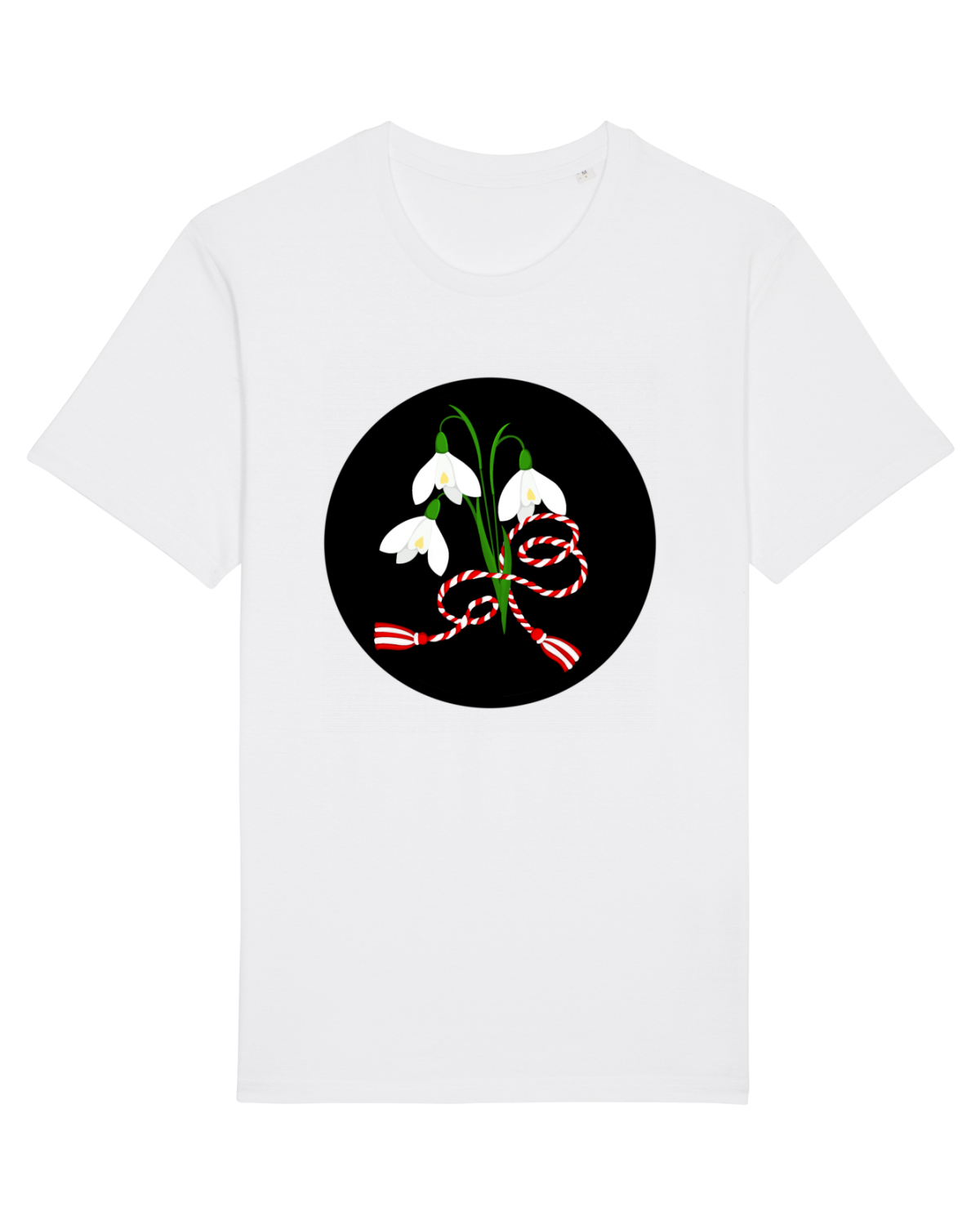 Tricou mânecă scurtă Unisex Rocker White
