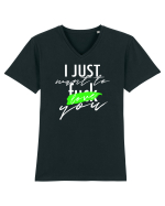 Love You Tricou mânecă scurtă guler V Bărbat Presenter