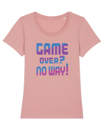 Game Over ? Tricou mânecă scurtă guler larg fitted Damă Expresser