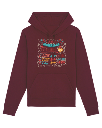 Căsătorie echilibrată Burgundy