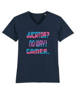 Gamer.. Tricou mânecă scurtă guler V Bărbat Presenter
