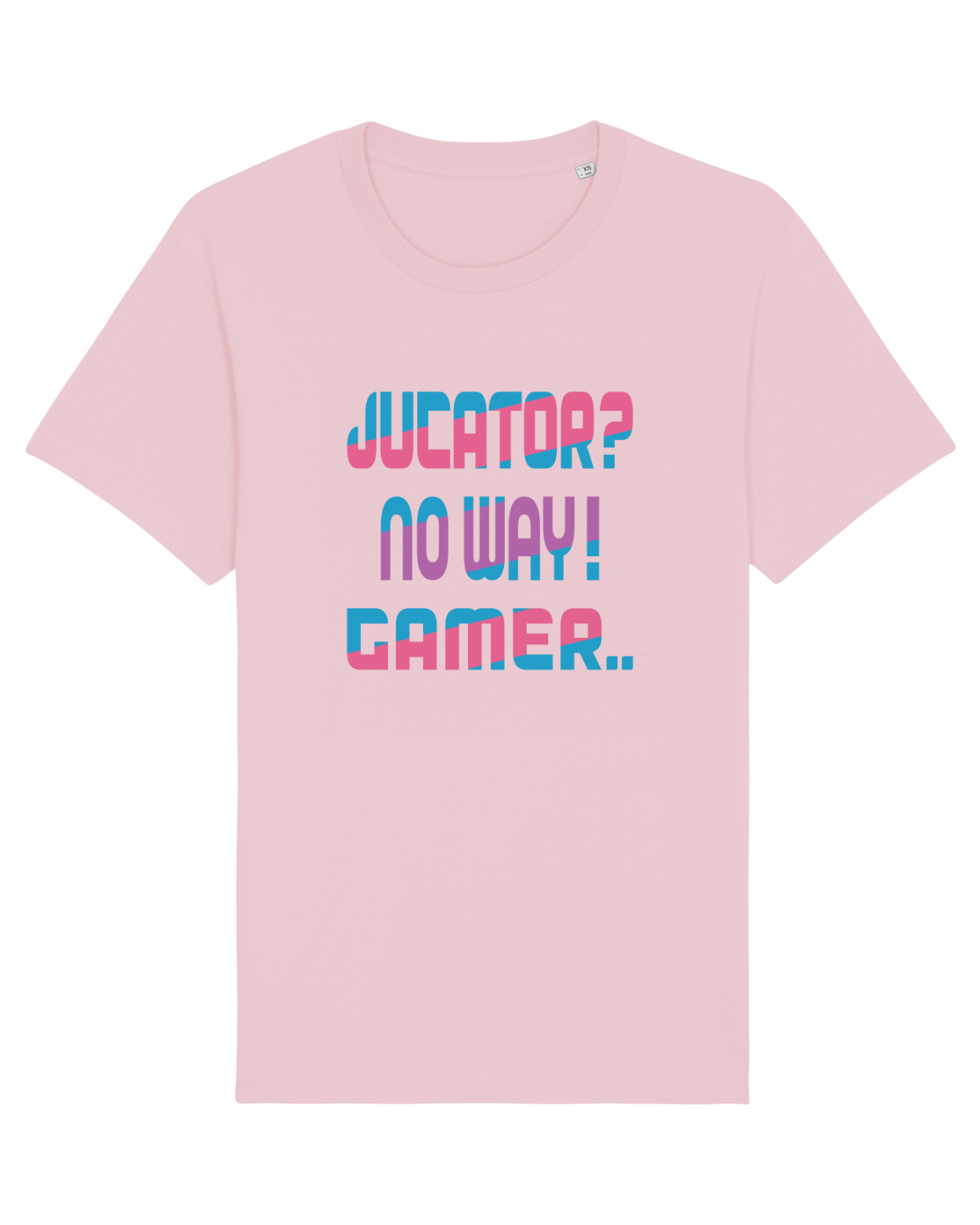 Tricou mânecă scurtă Unisex Rocker Cotton Pink