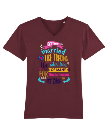 Sarcasm  în căsătorie Burgundy