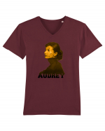 Audrey Hepburn Tricou mânecă scurtă guler V Bărbat Presenter