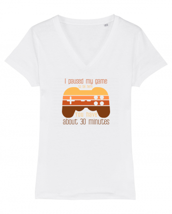 Tricou pentru Gamer sarcastic  White