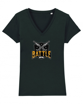 Tricou pentru gameri Battle Royal Logo Black