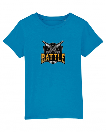 Tricou pentru gameri Battle Royal Logo Azur