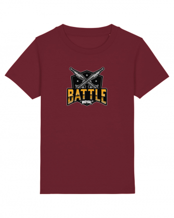 Tricou pentru gameri Battle Royal Logo Burgundy