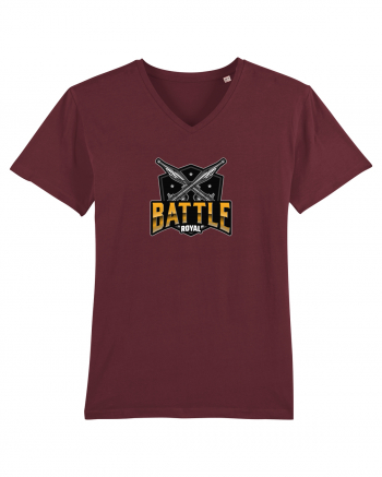 Tricou pentru gameri Battle Royal Logo Burgundy