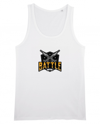 Tricou pentru gameri Battle Royal Logo White