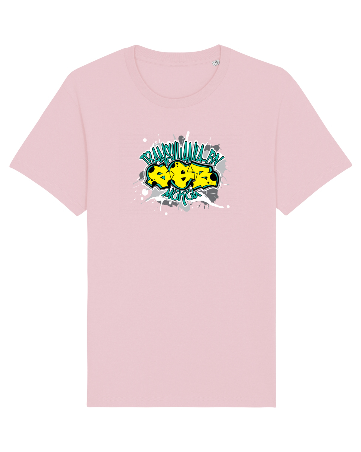 Tricou mânecă scurtă Unisex Rocker Cotton Pink