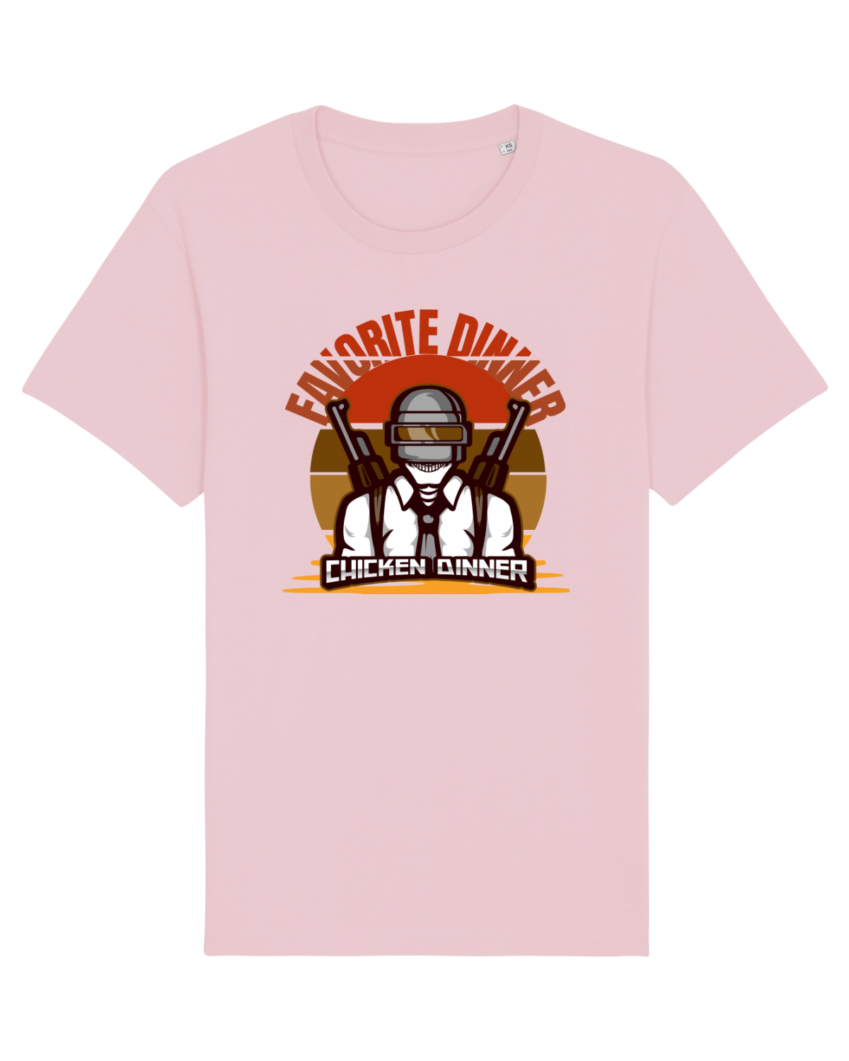 Tricou mânecă scurtă Unisex Rocker Cotton Pink