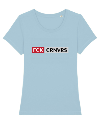 F*CK CORONAVIRUS Sky Blue