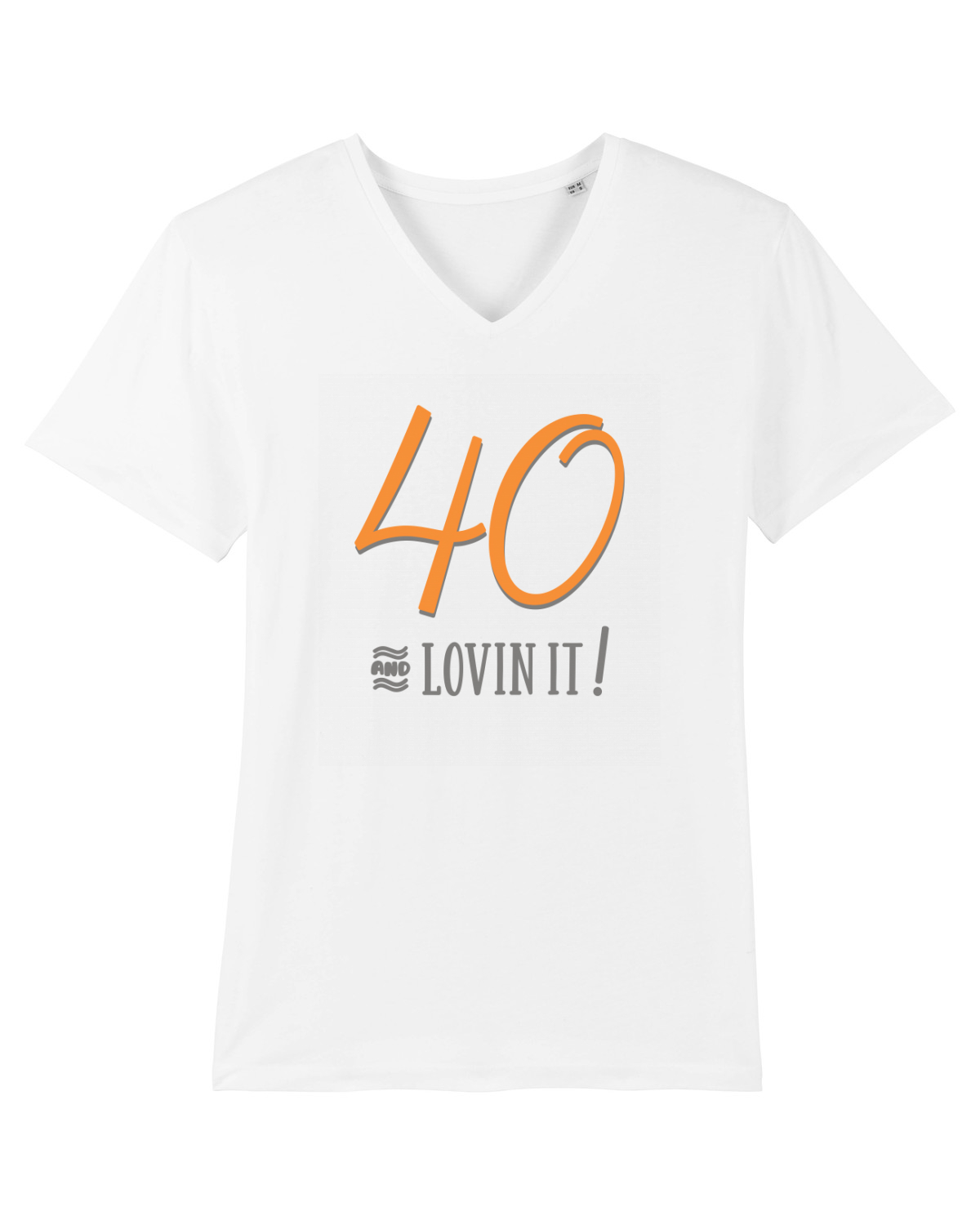 Tricou mânecă scurtă guler V Bărbat Presenter White