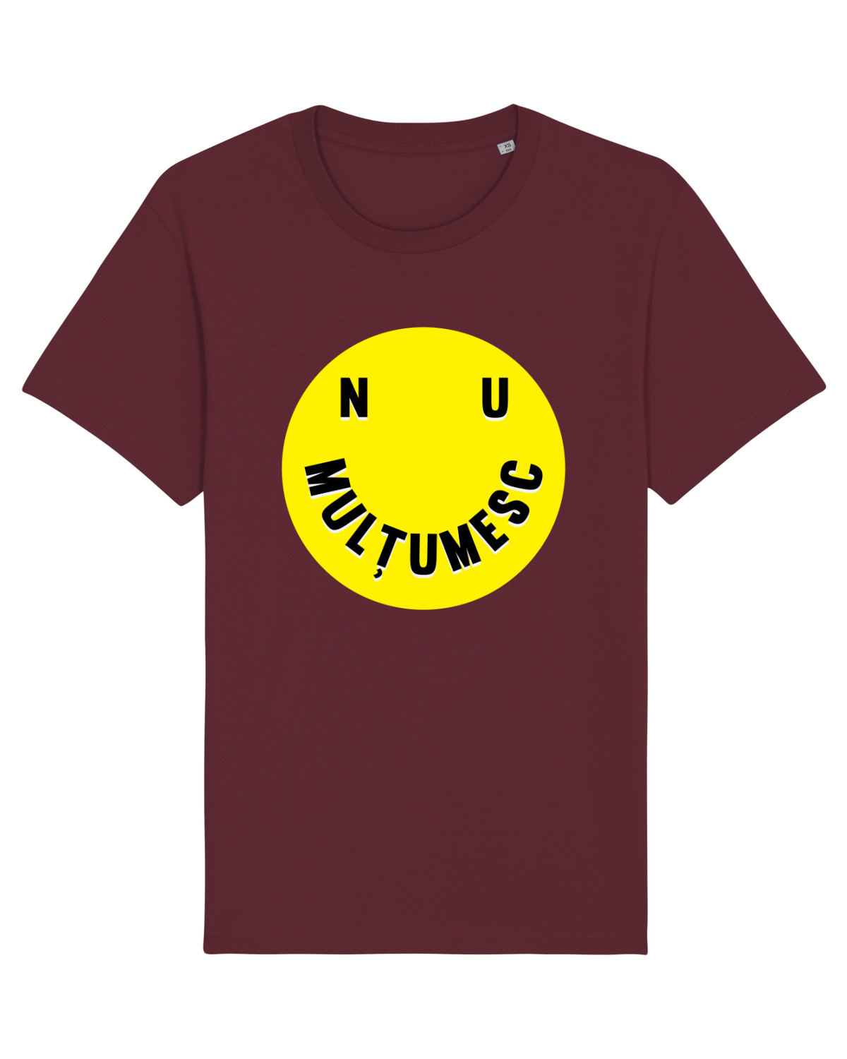 Tricou mânecă scurtă Unisex Rocker Burgundy