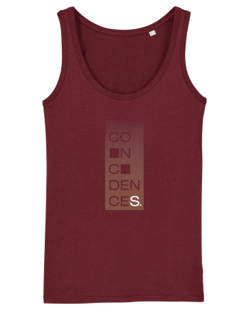 - coincidences dark - Burgundy