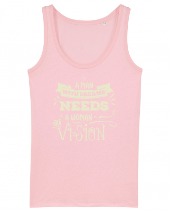 Tricou ambițios de cuplu Cotton Pink