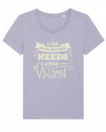 Tricou ambițios de cuplu Lavender