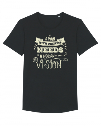 Tricou ambițios de cuplu Black