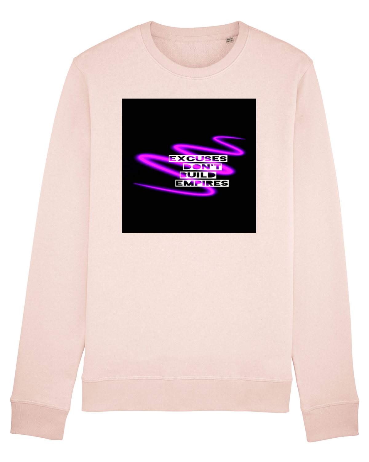 Bluză mânecă lungă Unisex Rise Candy Pink