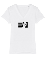 Not Sorry Tricou mânecă scurtă guler V Damă Evoker