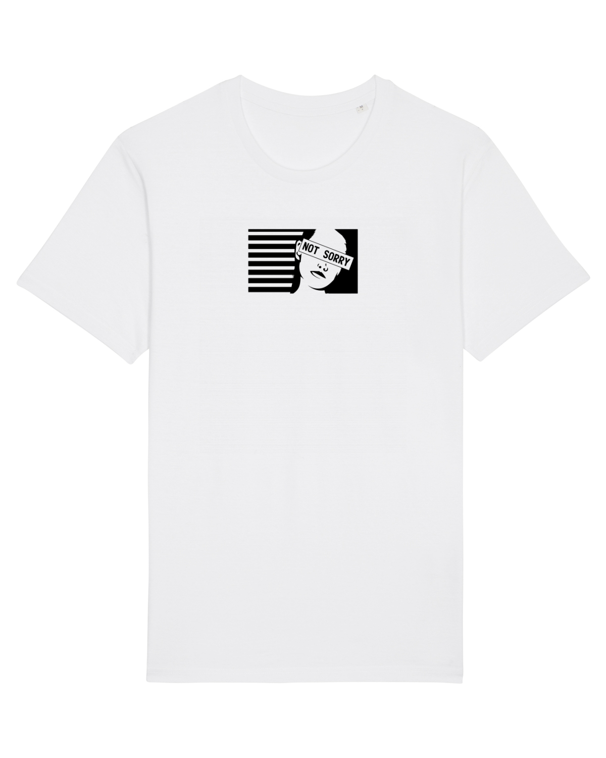 Tricou mânecă scurtă Unisex Rocker White
