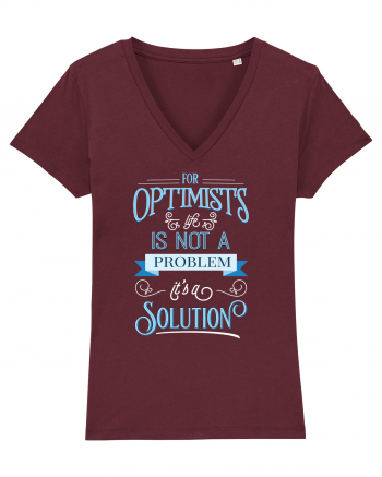 Tricou optimist Burgundy