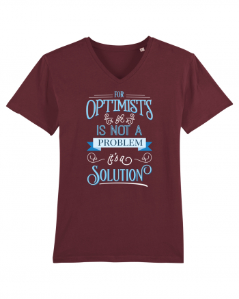 Tricou optimist Burgundy