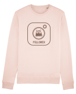 Cat - Follower ! Bluză mânecă lungă Unisex Rise