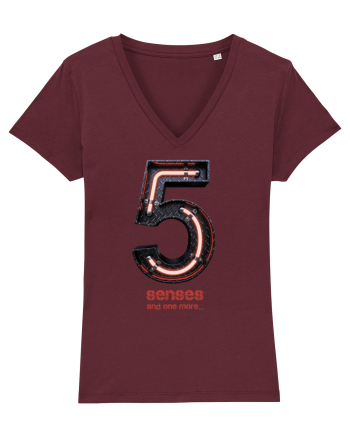 5 senses Burgundy