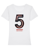 5 senses Tricou mânecă scurtă guler larg fitted Damă Expresser