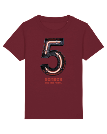 5 senses Burgundy