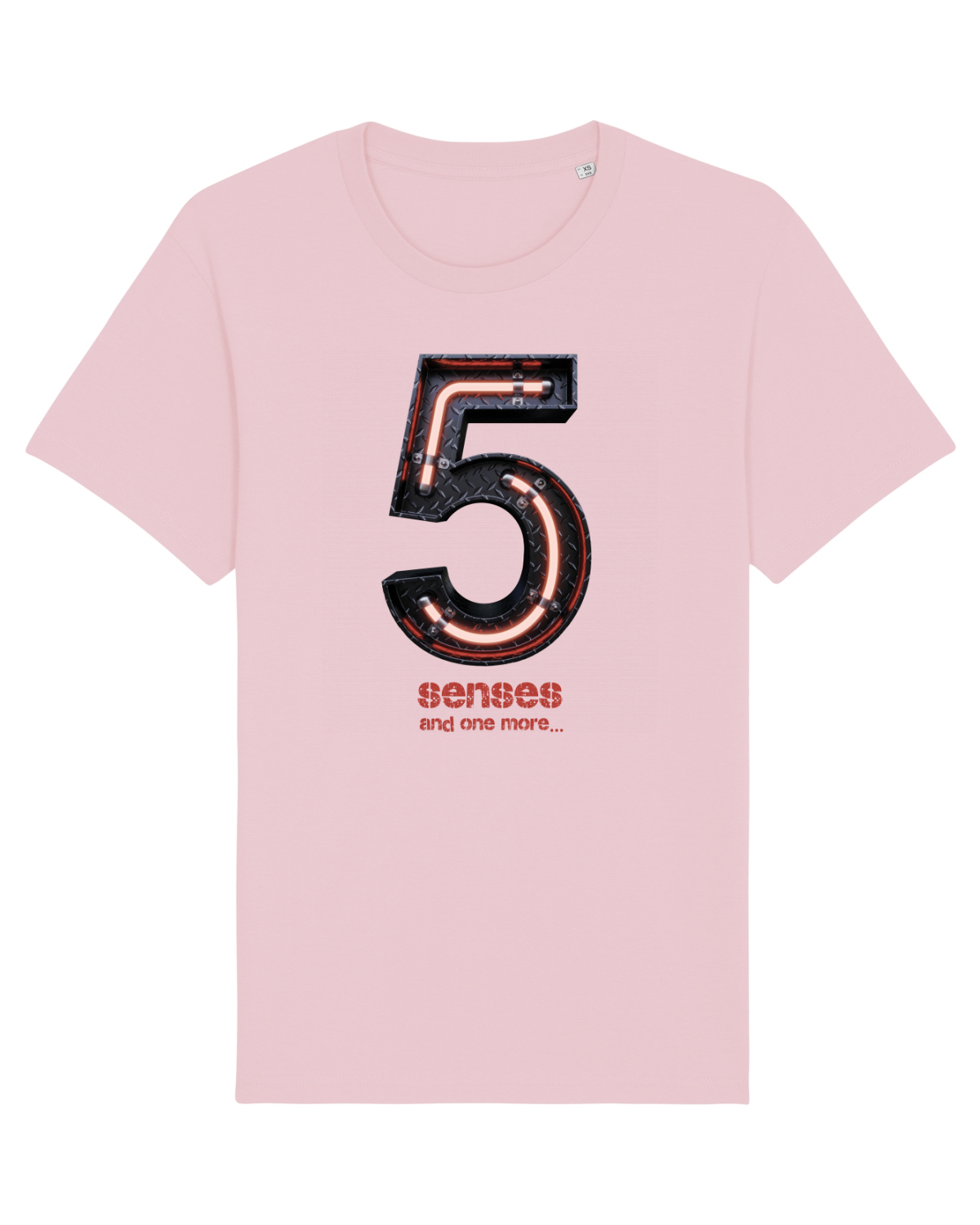 Tricou mânecă scurtă Unisex Rocker Cotton Pink