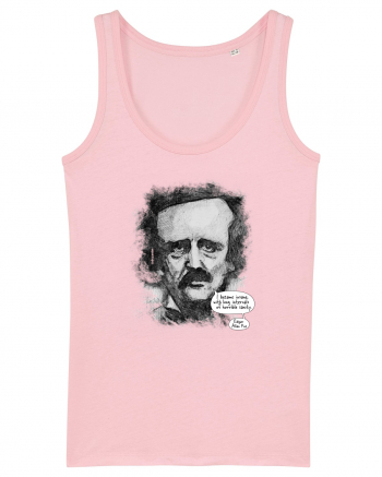 Edgar Allan Poe Cotton Pink