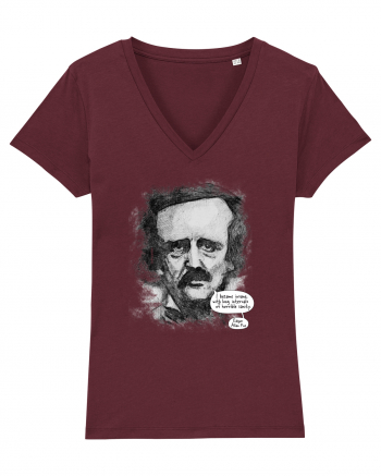 Edgar Allan Poe Burgundy