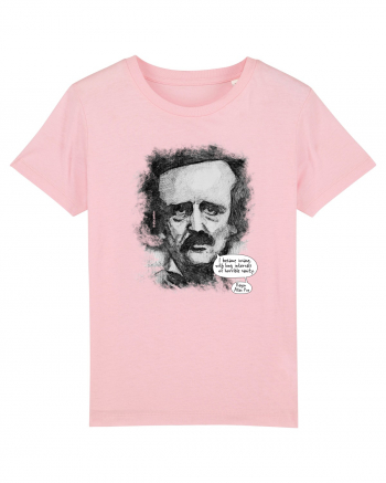 Edgar Allan Poe Cotton Pink