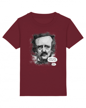 Edgar Allan Poe Burgundy