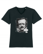 Edgar Allan Poe Tricou mânecă scurtă guler V Bărbat Presenter