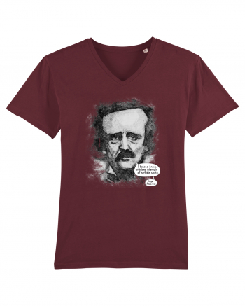 Edgar Allan Poe Burgundy