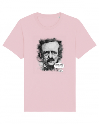 Edgar Allan Poe Cotton Pink