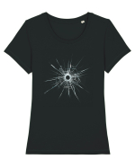 Bullet proof Tricou mânecă scurtă guler larg fitted Damă Expresser