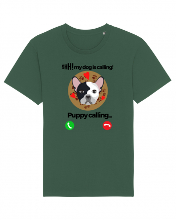 Shh! My dog is calling! Bottle Green